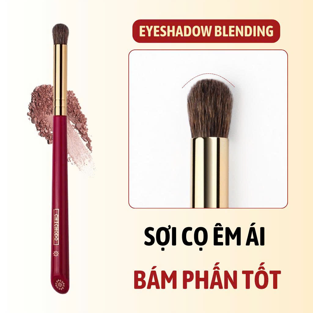 Cọ Blend Mắt/Setting/Highlight Mũi/Che Khuyết Điểm CHICHODO Eyeshadow Blending C112